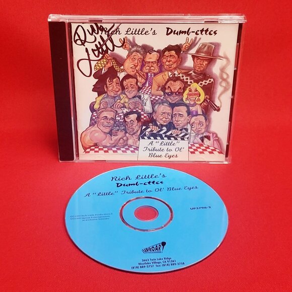 Rich Little's Dumbettes A Little Tribute to Ol' Blue Eyes Autographed 1999 - Picture 7 of 8